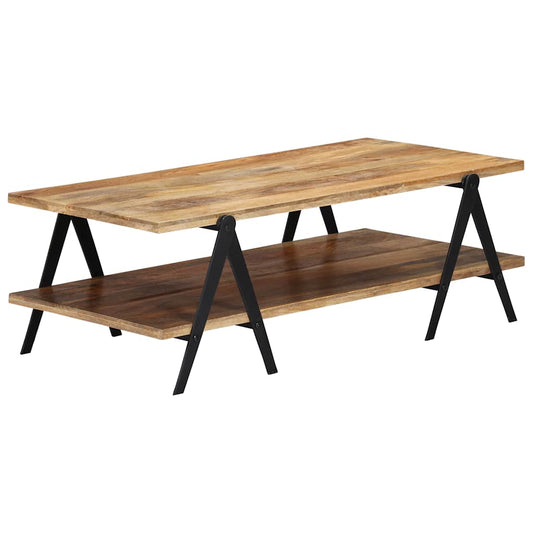 248094 vidaXL Coffee Table 115x60x40 cm Solid Mango Wood