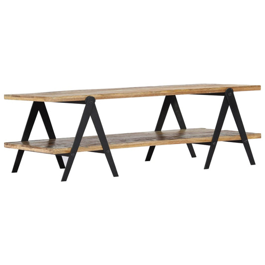 248095 vidaXL Coffee Table 115x60x40 cm Solid Reclaimed Wood
