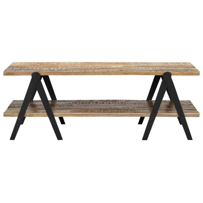 vidaXL Coffee Table 115x60x40 cm Solid Reclaimed Wood