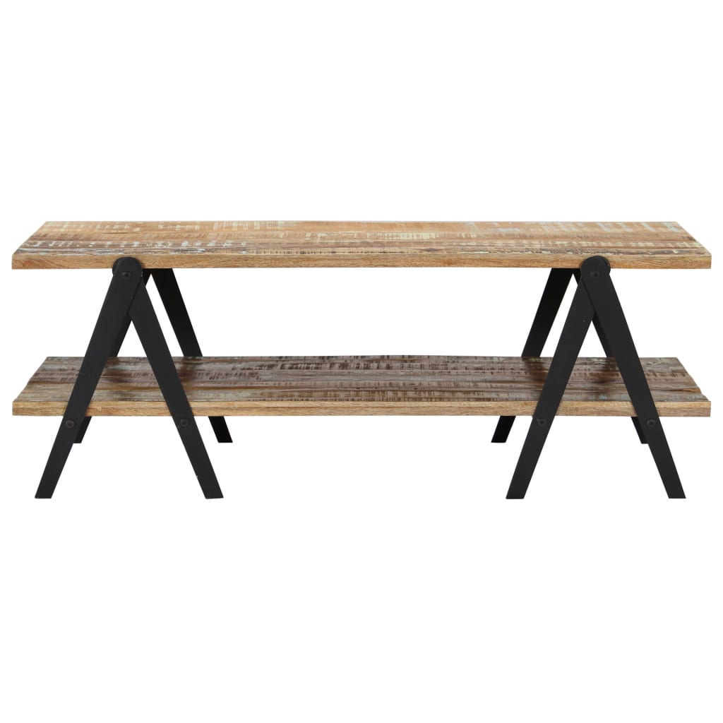 248095 vidaXL Coffee Table 115x60x40 cm Solid Reclaimed Wood