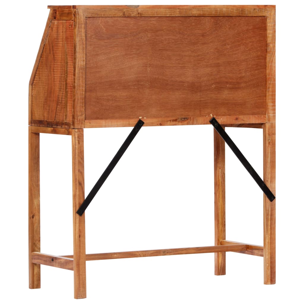 248098 vidaXL Writing Desk 90x40x107cm Solid Acacia Wood