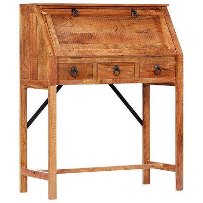 248098 vidaXL Writing Desk 90x40x107cm Solid Acacia Wood