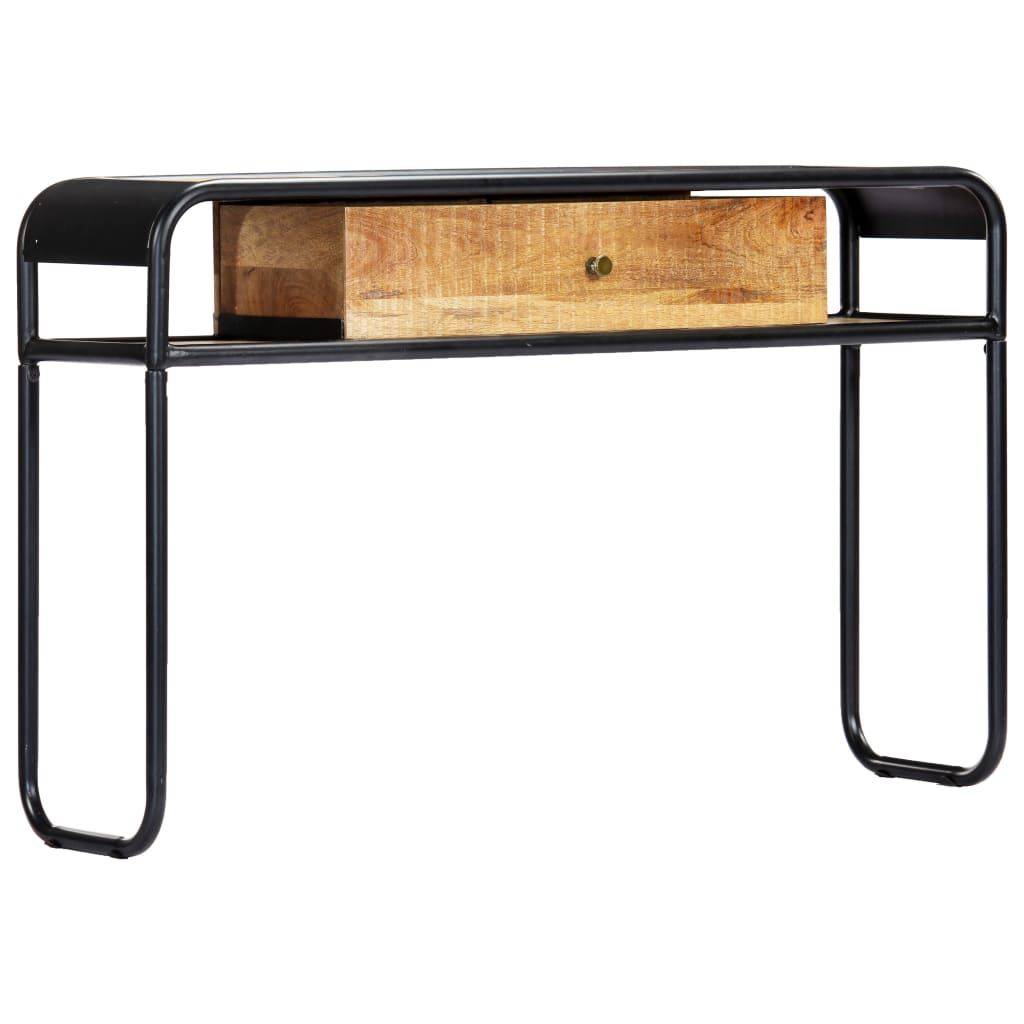 248102 vidaXL Console Table 118x30x75 cm Solid Mango Wood