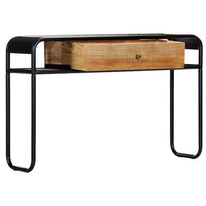 248102 vidaXL Console Table 118x30x75 cm Solid Mango Wood