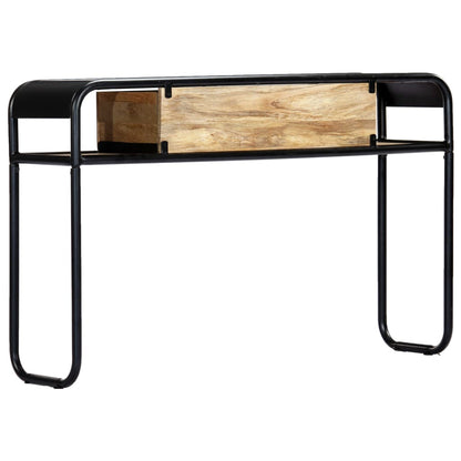 248102 vidaXL Console Table 118x30x75 cm Solid Mango Wood