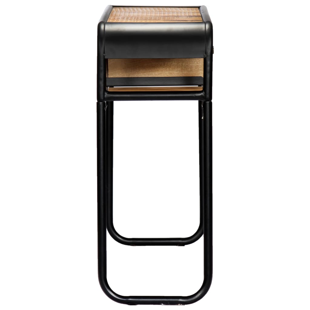 248102 vidaXL Console Table 118x30x75 cm Solid Mango Wood