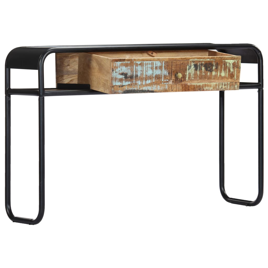 248103 vidaXL Console Table 118x30x75 cm Solid Reclaimed Wood