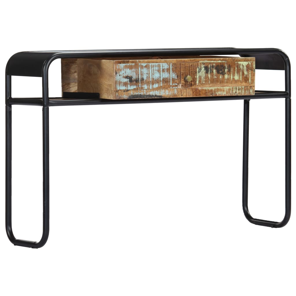 248103 vidaXL Console Table 118x30x75 cm Solid Reclaimed Wood