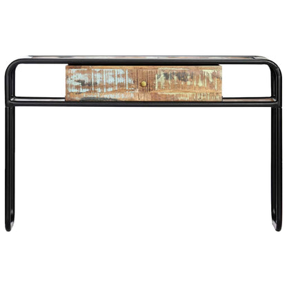 248103 vidaXL Console Table 118x30x75 cm Solid Reclaimed Wood