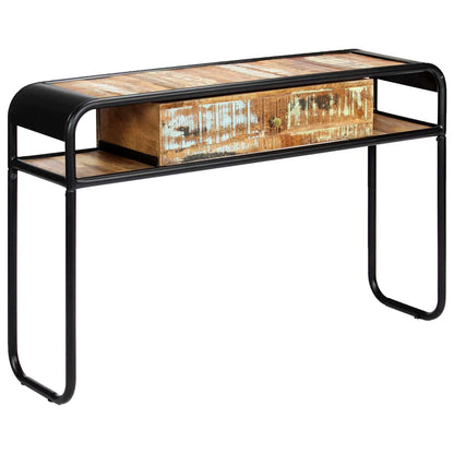 248103 vidaXL Console Table 118x30x75 cm Solid Reclaimed Wood