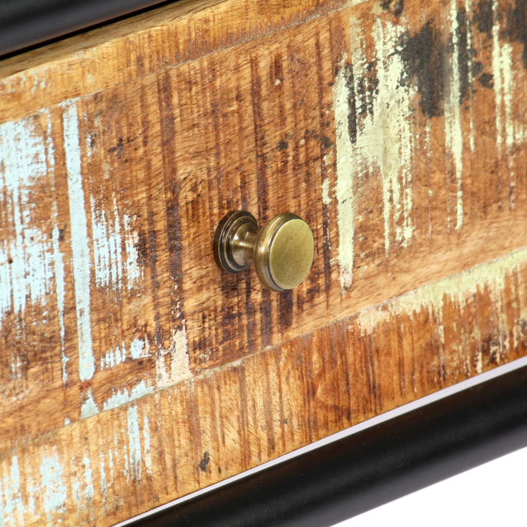 vidaXL Console Table 118x30x75 cm Solid Reclaimed Wood