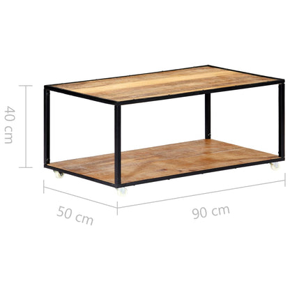 vidaXL Coffee Table 90x50x40 cm Solid Reclaimed Wood