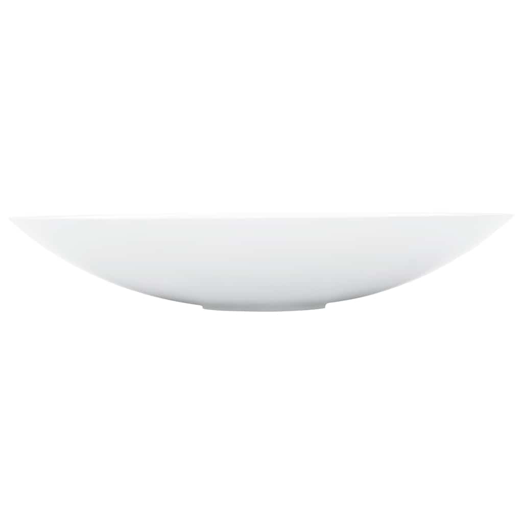 vidaXL Wash Basin 59.3x35.1x10.7 cm Mineral Cast/Marble Cast White