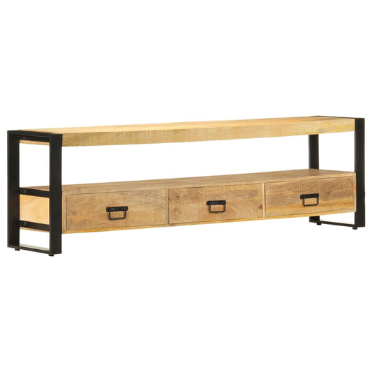 247906 vidaXL TV Cabinet 150x30x45 cm Solid Mango Wood