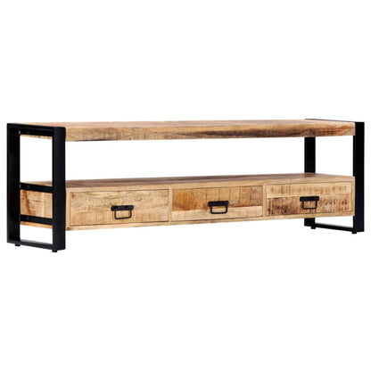 247906 vidaXL TV Cabinet 150x30x45 cm Solid Mango Wood