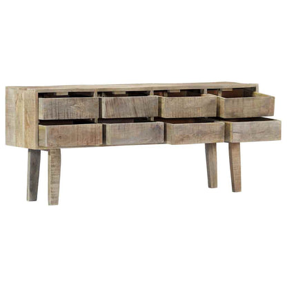 247914 vidaXL Sideboard 140x30x60 cm Solid Mango Wood
