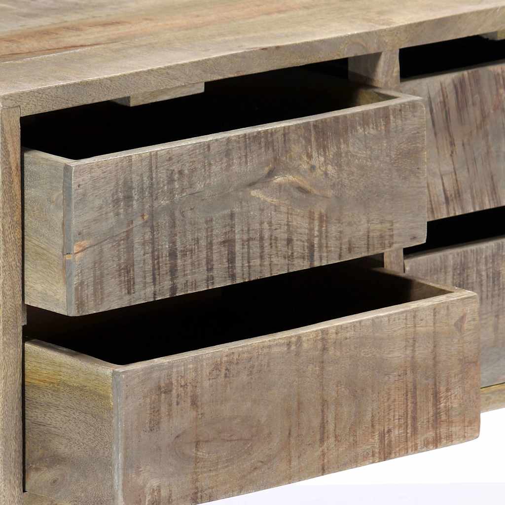 247914 vidaXL Sideboard 140x30x60 cm Solid Mango Wood