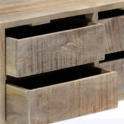 247914 vidaXL Sideboard 140x30x60 cm Solid Mango Wood