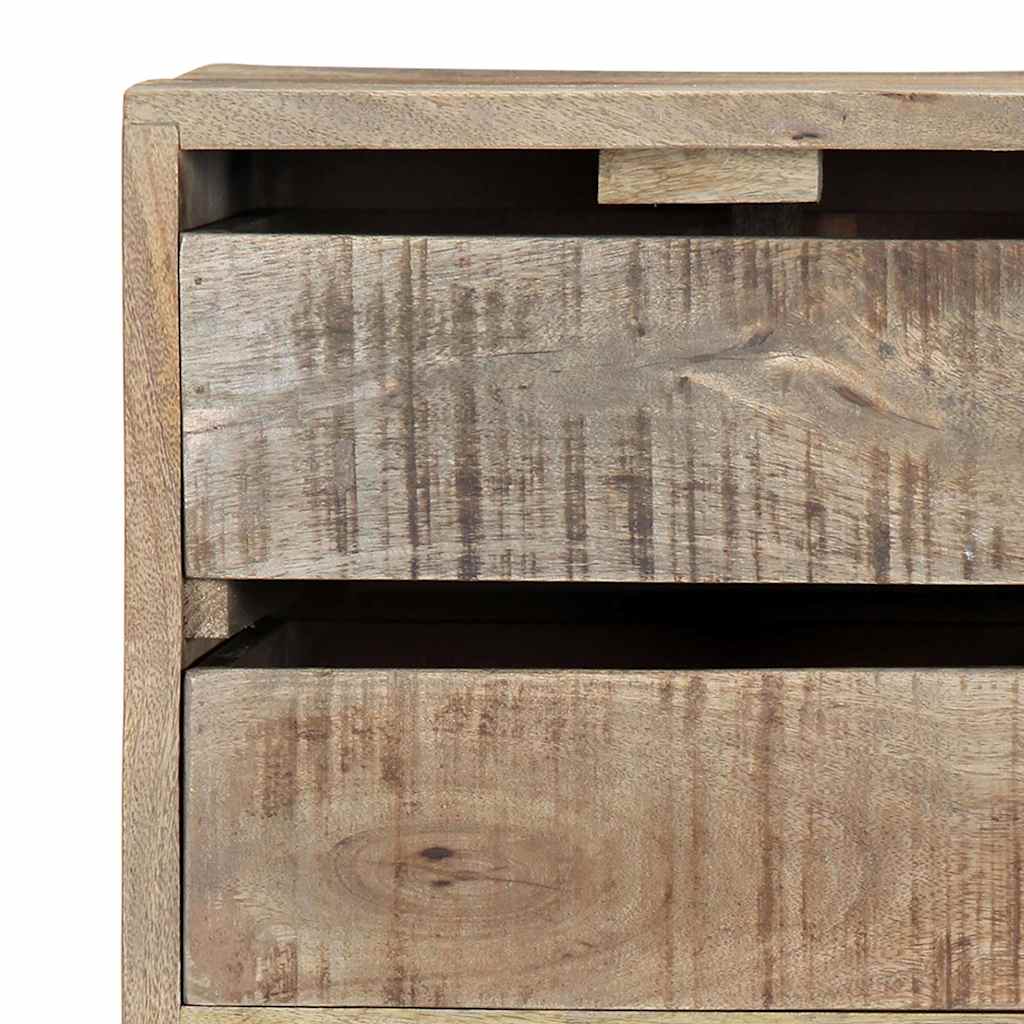 247914 vidaXL Sideboard 140x30x60 cm Solid Mango Wood