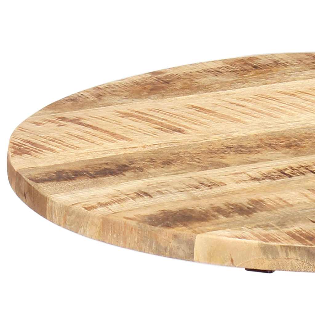 247915 vidaXL Side Table 60x(46-63) cm Solid Mango Wood and Cast Iron