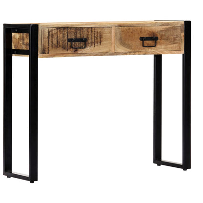 247920 vidaXL Console Table 90x30x75 cm Solid Mango Wood