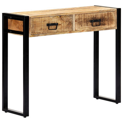 247920 vidaXL Console Table 90x30x75 cm Solid Mango Wood