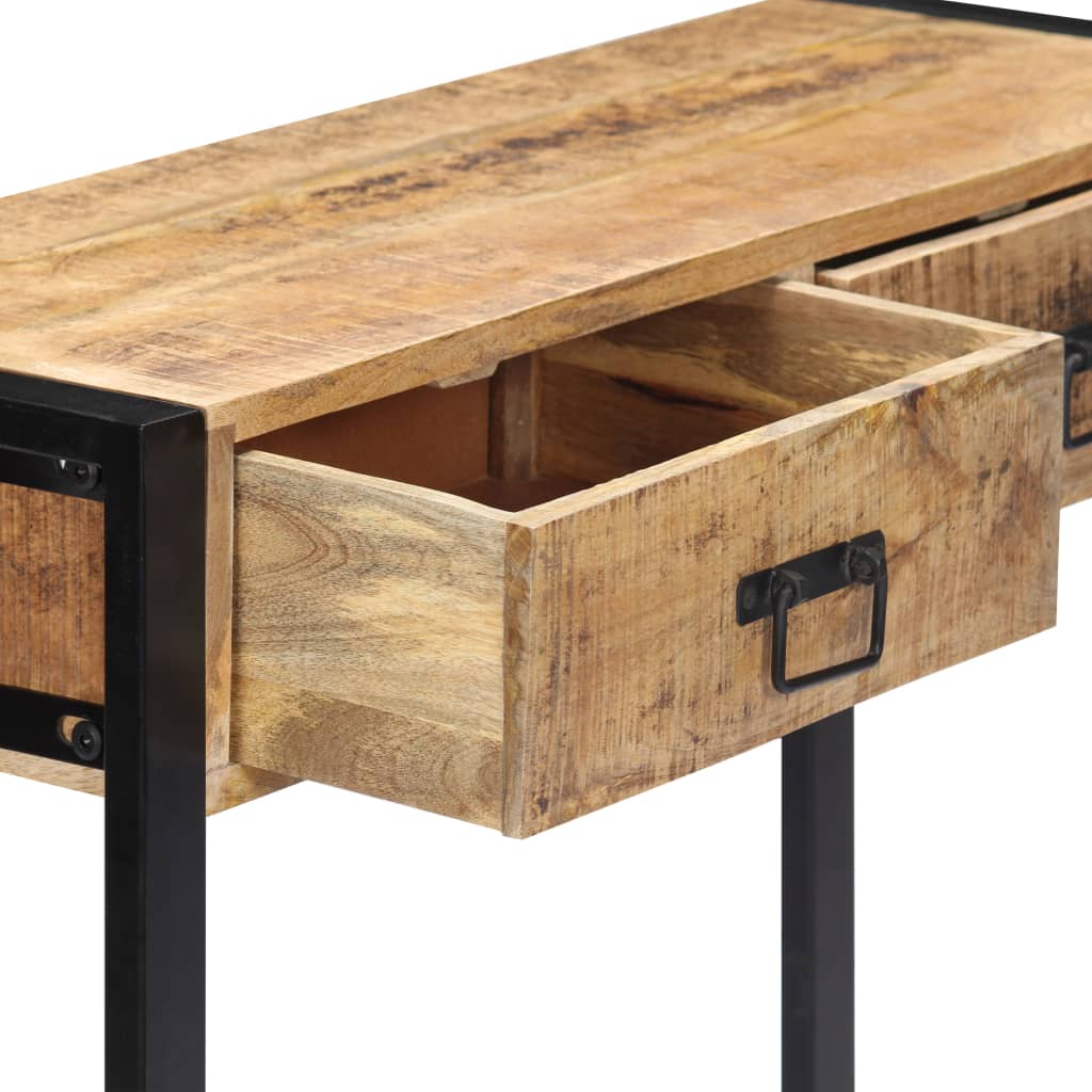 247920 vidaXL Console Table 90x30x75 cm Solid Mango Wood