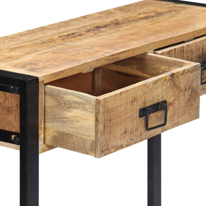 247920 vidaXL Console Table 90x30x75 cm Solid Mango Wood