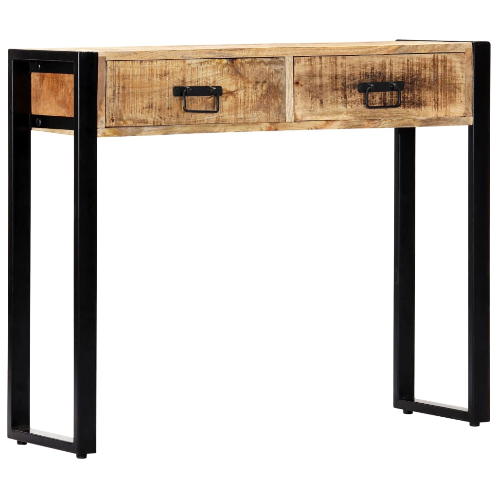 247920 vidaXL Console Table 90x30x75 cm Solid Mango Wood