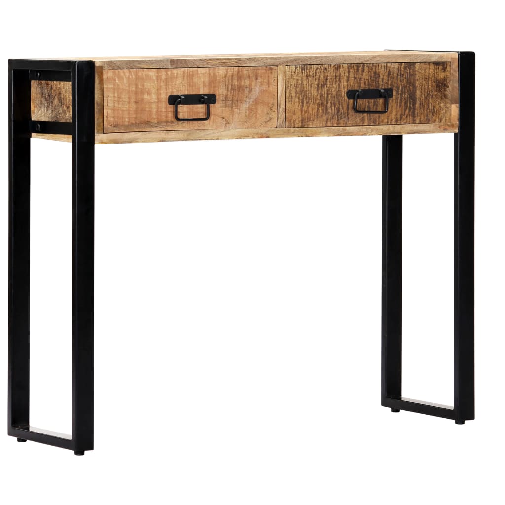 247920 vidaXL Console Table 90x30x75 cm Solid Mango Wood