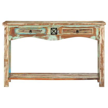 247925 vidaXL Console Table 120x40x75 cm Solid Reclaimed Wood