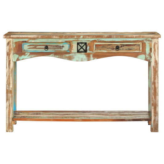 247925 vidaXL Console Table 120x40x75 cm Solid Reclaimed Wood