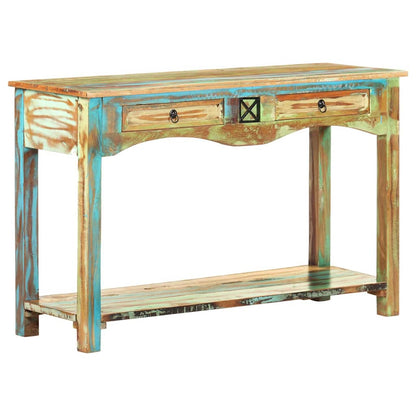 247925 vidaXL Console Table 120x40x75 cm Solid Reclaimed Wood