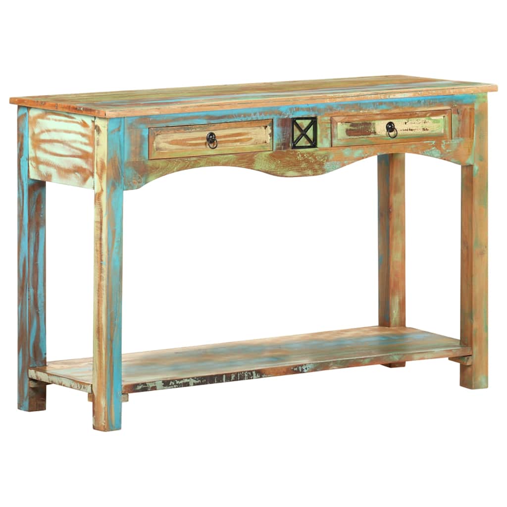 247925 vidaXL Console Table 120x40x75 cm Solid Reclaimed Wood