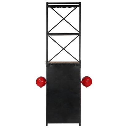 vidaXL Tractor Wine Cabinet 49x31x172 cm Solid Mango Wood