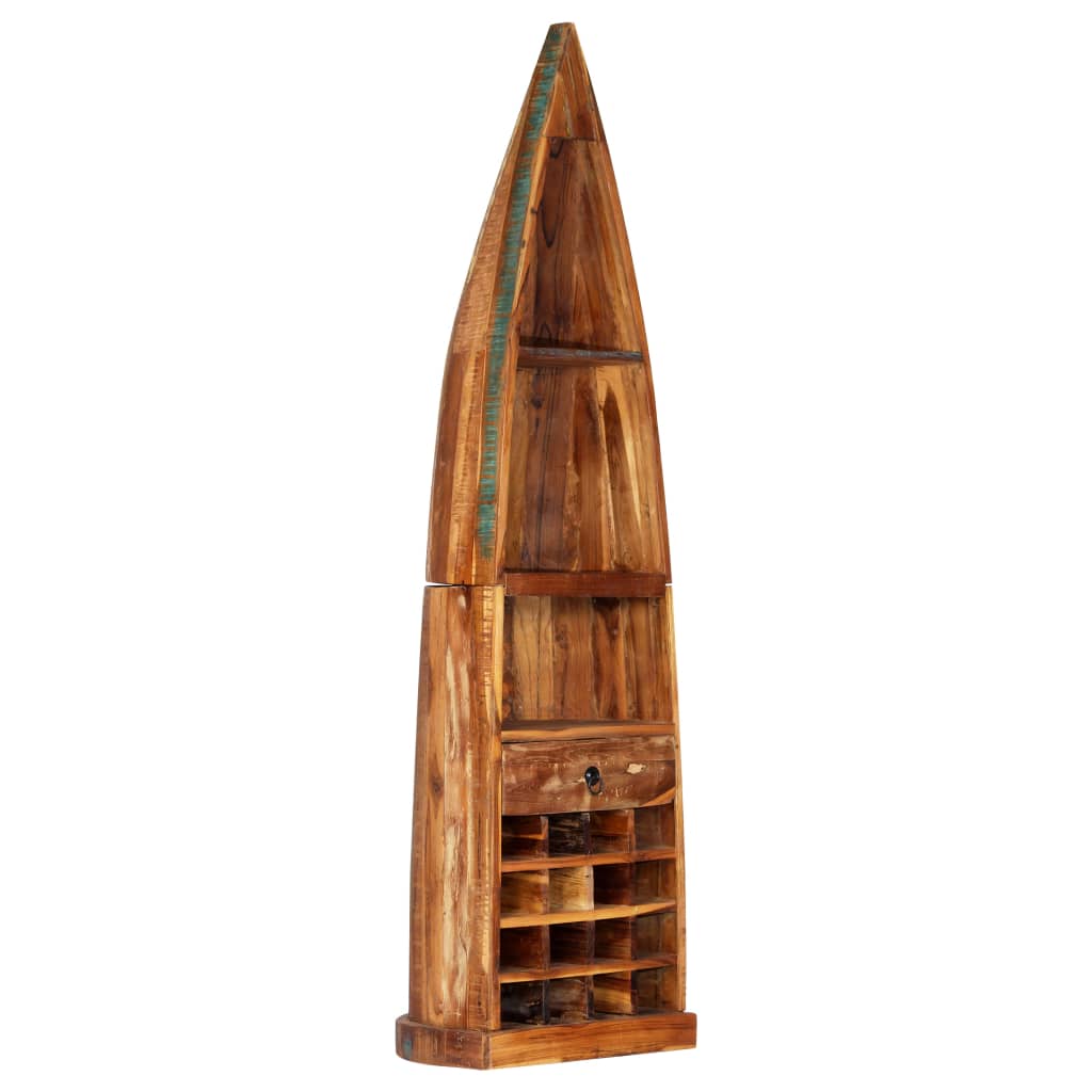 vidaXL Wine Rack 50x40x180 cm Solid Reclaimed Wood