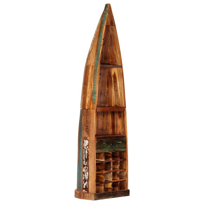 vidaXL Wine Rack 50x40x180 cm Solid Reclaimed Wood