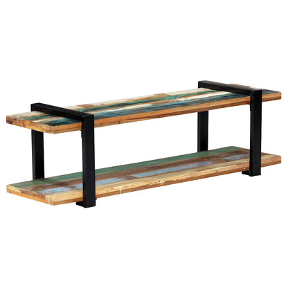 247884 vidaXL TV Cabinet 130x40x40 cm Solid Reclaimed Wood