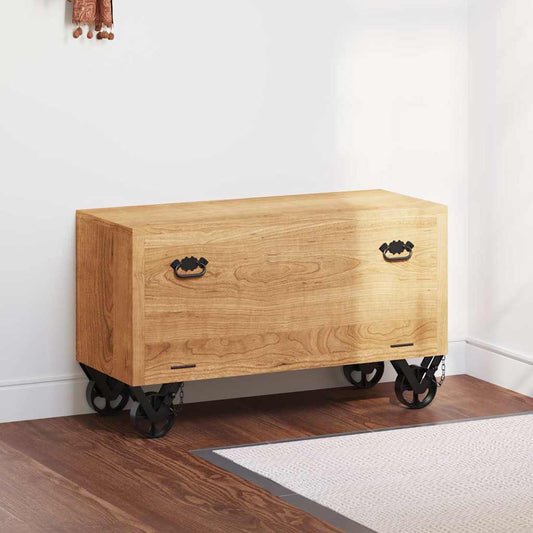 vidaXL Shoe Cabinet 86x35x55 cm Solid Mango Wood
