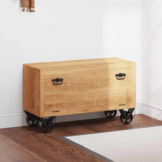 247658 vidaXL Shoe Cabinet 86x35x55 cm Solid Mango Wood