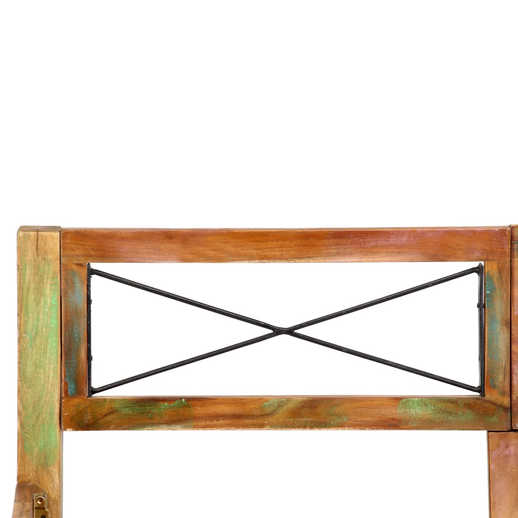 vidaXL Bed Frame without Mattress Solid Reclaimed Wood 140x200 cm