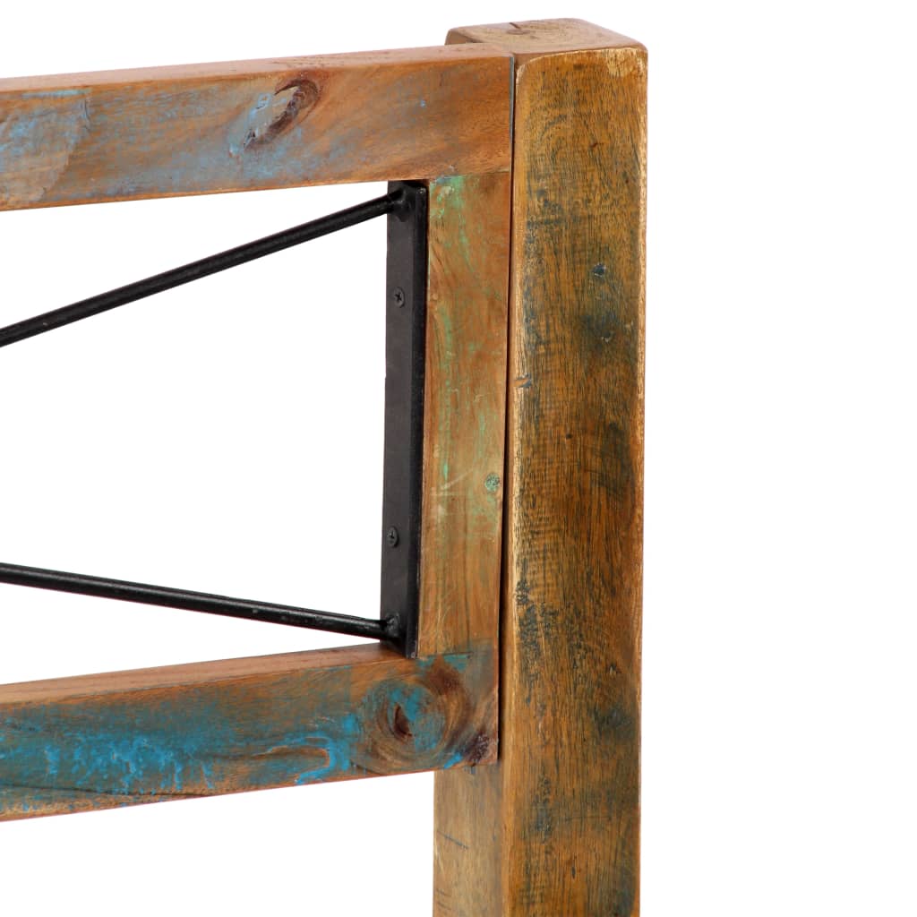 vidaXL Bed Frame | Mixed colours due to reclaimed wood | Solid Reclaimed Wood
