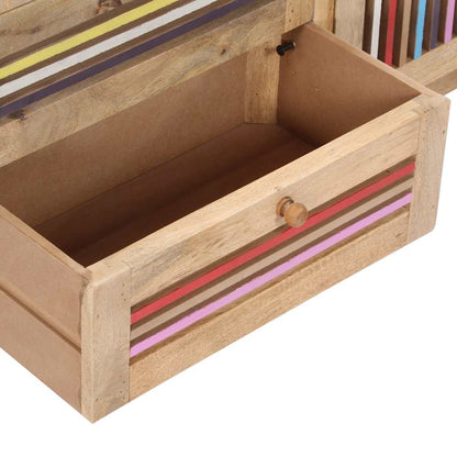 249866 vidaXL Sideboard 100x30x75 cm Solid Mango Wood