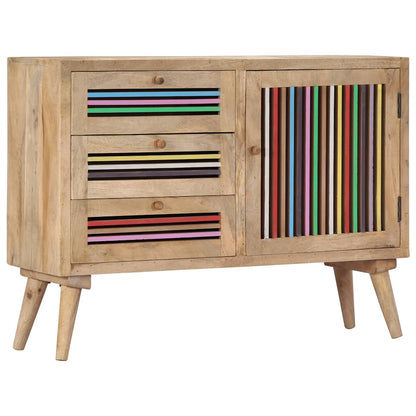 249866 vidaXL Sideboard 100x30x75 cm Solid Mango Wood