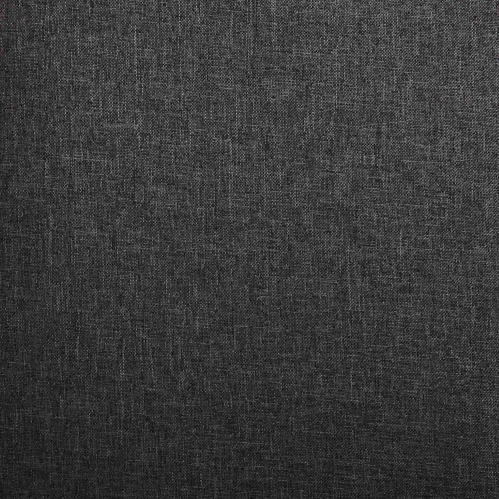 vidaXL Dining Chairs 2 pcs Dark Gray Fabric