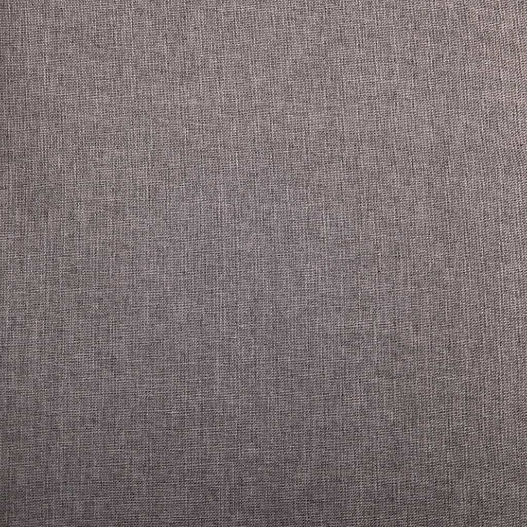 vidaXL Dining Chairs 4 pcs Taupe Fabric