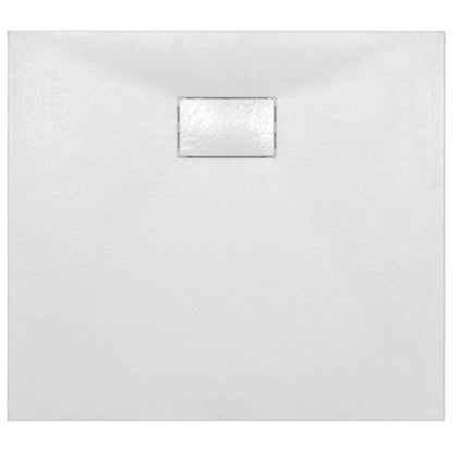vidaXL Shower Base Tray SMC White 90x80 cm