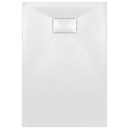 vidaXL Shower Base Tray SMC White 120x70 cm