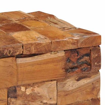 281654 vidaXL Storage Stool Solid Teak Wood