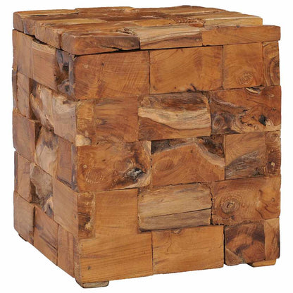 281654 vidaXL Storage Stool Solid Teak Wood
